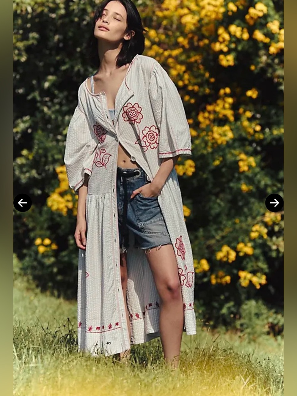 EUC size Medium Free People Saugatuck Midi dress